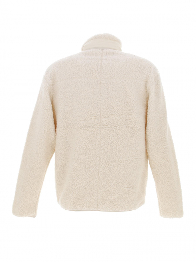 Veste polaire sherpa este blanc écru homme - Ellesse