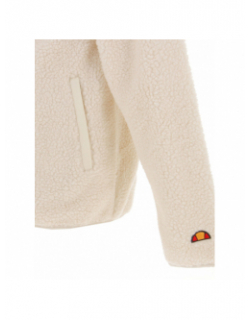 Veste polaire sherpa este blanc écru homme - Ellesse