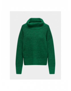 Pull col roulé alina life vert femme - Jacqueline De Yong