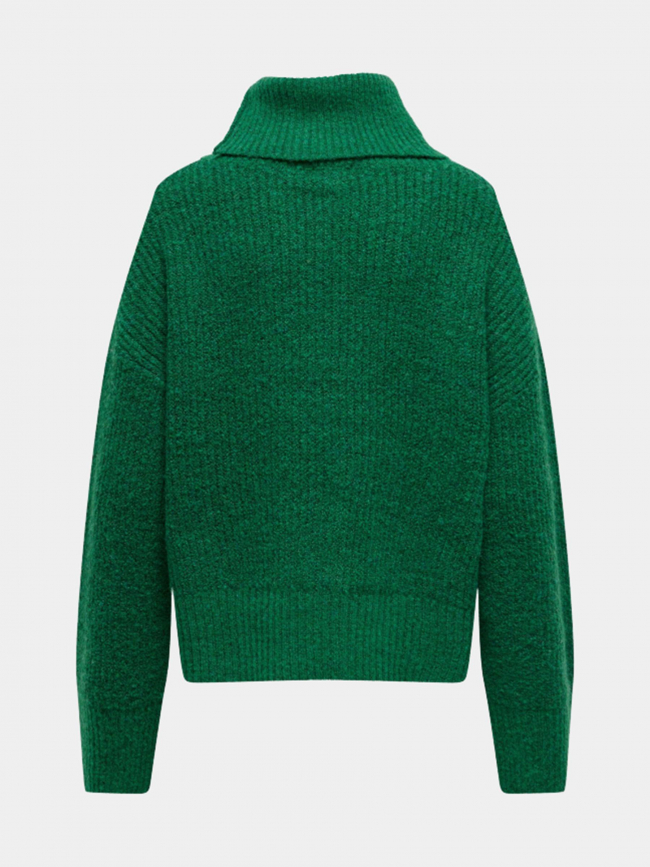 Pull col roulé alina life vert femme - Jacqueline De Yong