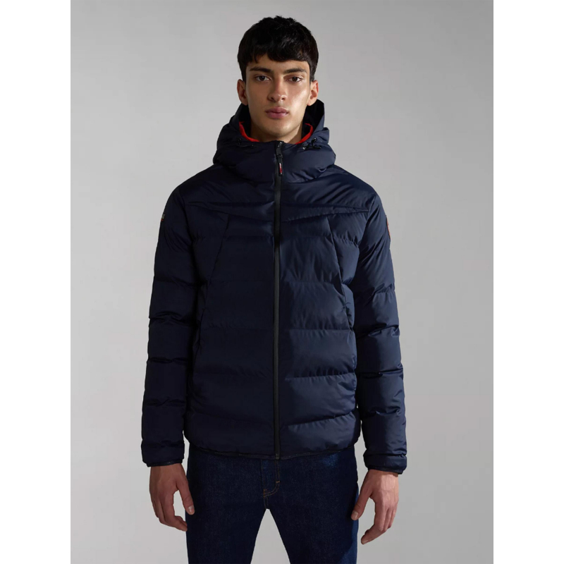 Doudoune d'hiver newton bleu marine homme - Napapijri