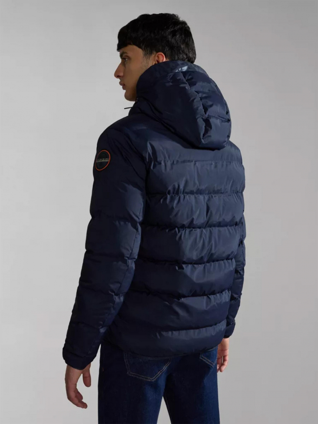 Doudoune d'hiver newton bleu marine homme - Napapijri