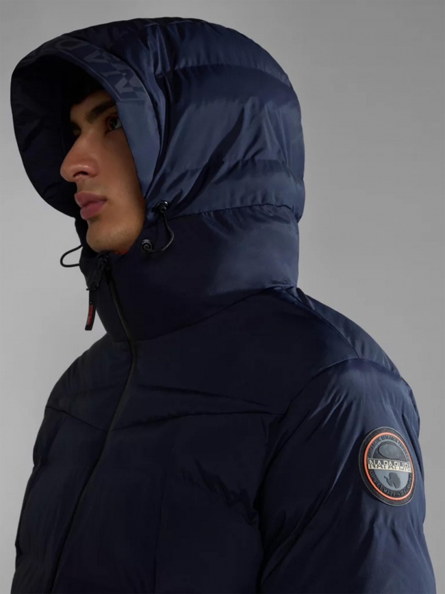 Doudoune d'hiver newton bleu marine homme - Napapijri