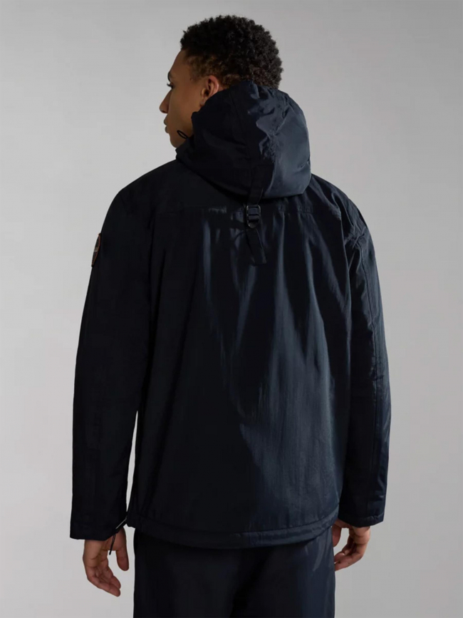 Blouson anorak rainforest pocket 2 noir homme - Napapijri