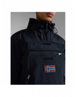 Blouson anorak rainforest pocket 2 noir homme - Napapijri