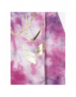 Sweat tie dye krya rose violet fille - Kaporal