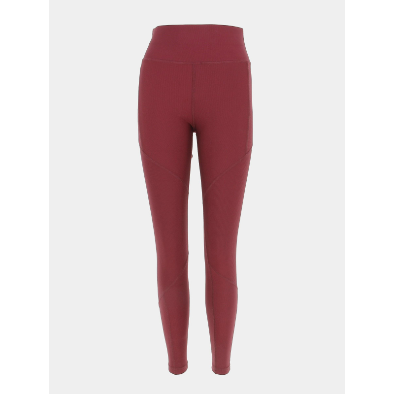 Legging de sport côtelé jana bordeaux femme - Only