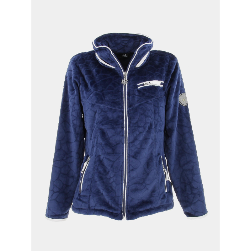 Gilet polaire bruck bleu marine femme - Angele Sportswear