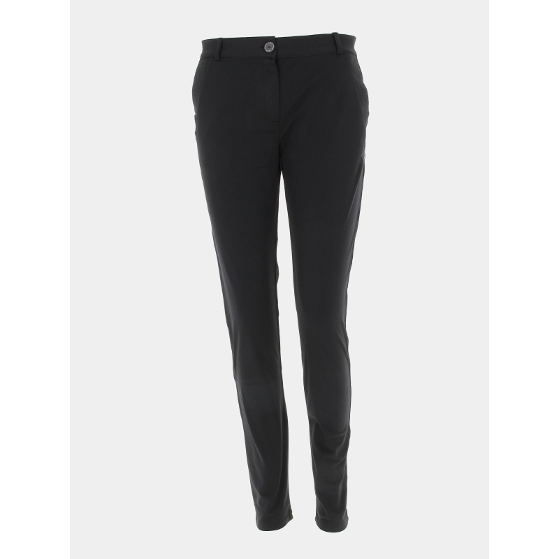 Pantalon chino slim christina noir femme - Hbt