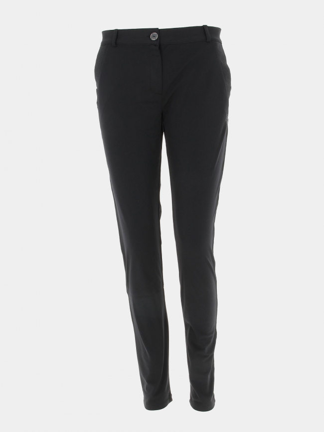 Pantalon chino slim christina noir femme - Hbt