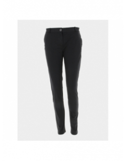 Pantalon chino slim christina noir femme - Hbt