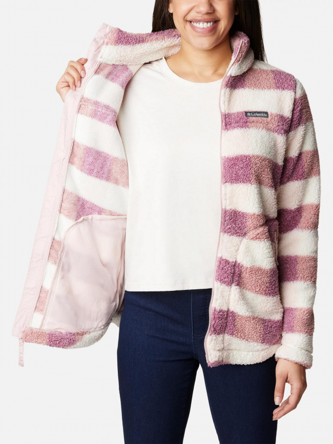 Veste polaire west bend rose violet femme - Columbia