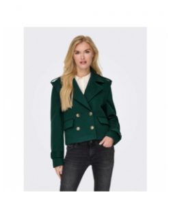 Veste crop molly vert femme - Only