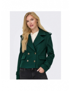 Veste crop molly vert femme - Only