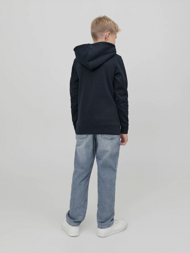 Sweat à capuche lakewood noir enfant - Jack & Jones