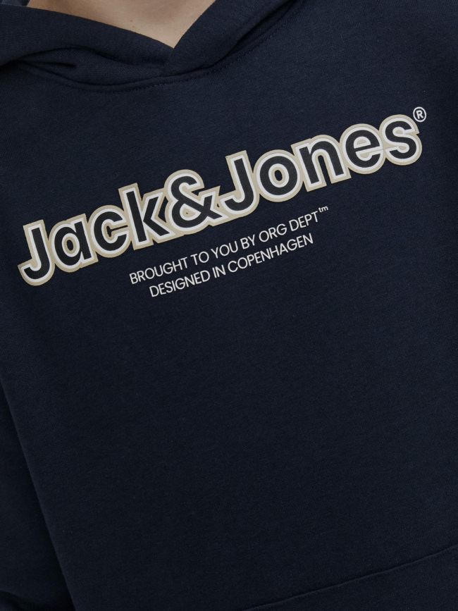 Sweat à capuche lakewood noir enfant - Jack & Jones