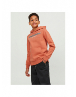 Sweat à capuche lakewood orange garçon - Jack & Jones