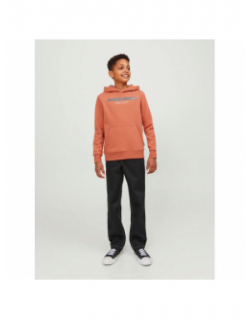 Sweat à capuche lakewood orange garçon - Jack & Jones