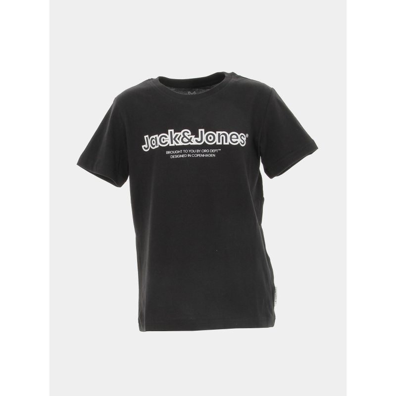 T-shirt lakewood logo noir garçon - Jack & Jones