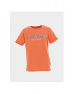 T-shirt lakewood logo orange garçon - Jack & Jones