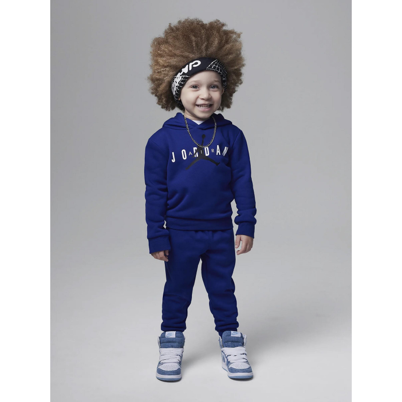 Ensemble de survêtement sweat jogging logo bleu enfant - Jordan