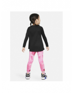 Ensemble legging t-shirt dri-fit noir rose fille - Nike