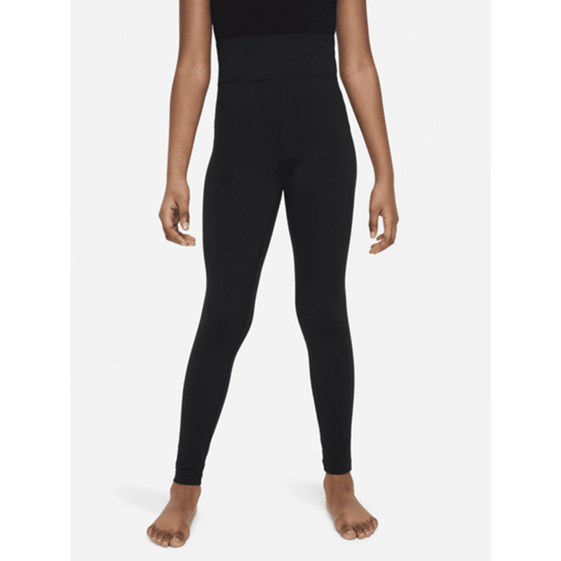 Legging yoga taille haute dri-fit noir fille - Nike