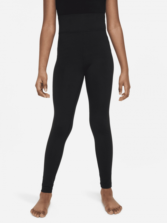 Legging yoga taille haute dri-fit noir fille - Nike