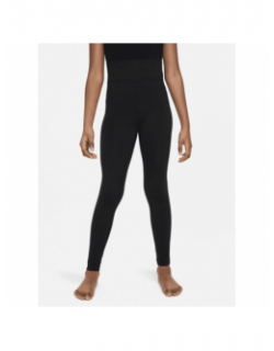 Legging yoga taille haute dri-fit noir fille - Nike