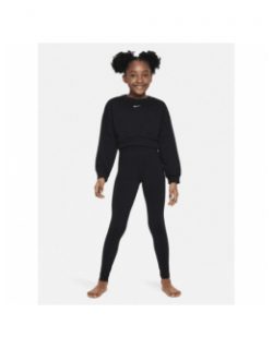 Legging yoga taille haute dri-fit noir fille - Nike