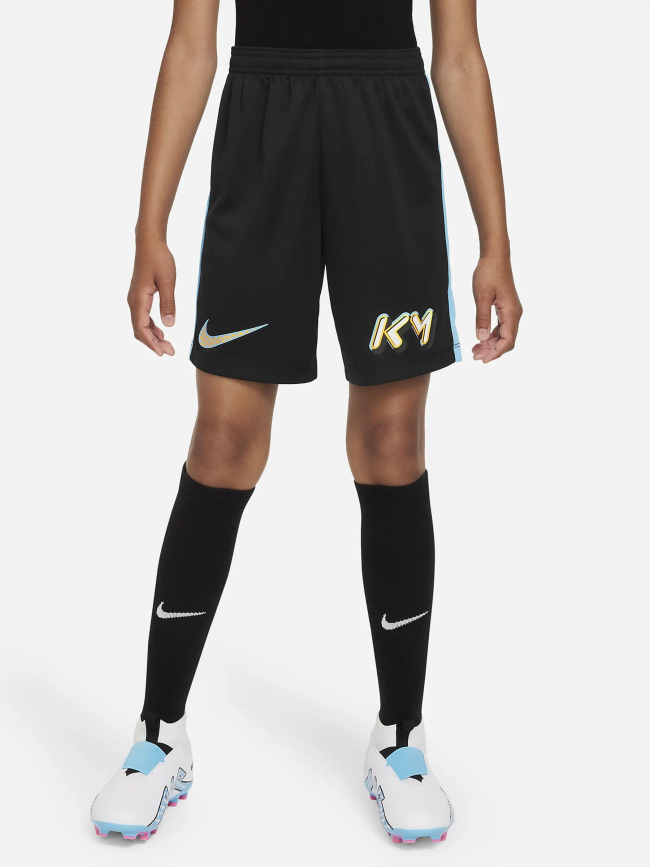 Short de football kylian Mbappé bleu noir enfant - Nike