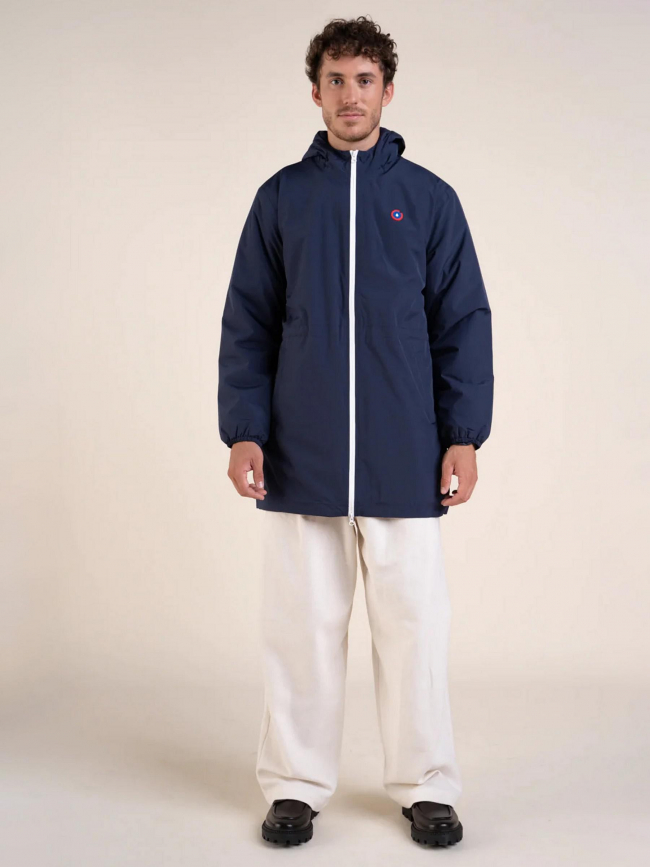 Veste imperméable polaire pompidou indigo bleu - Flotte