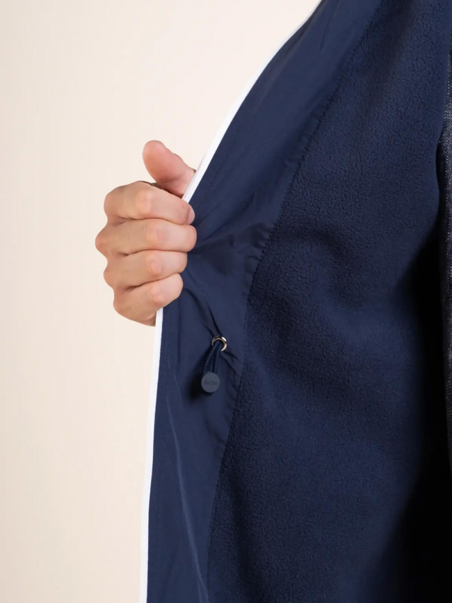 Veste imperméable polaire pompidou indigo bleu - Flotte