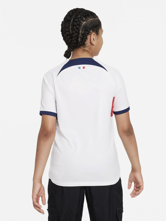 Maillot de football PSG quatar airways blanc enfant - Nike