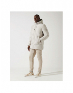 Blouson parka matelassée mikita beige homme - Izac