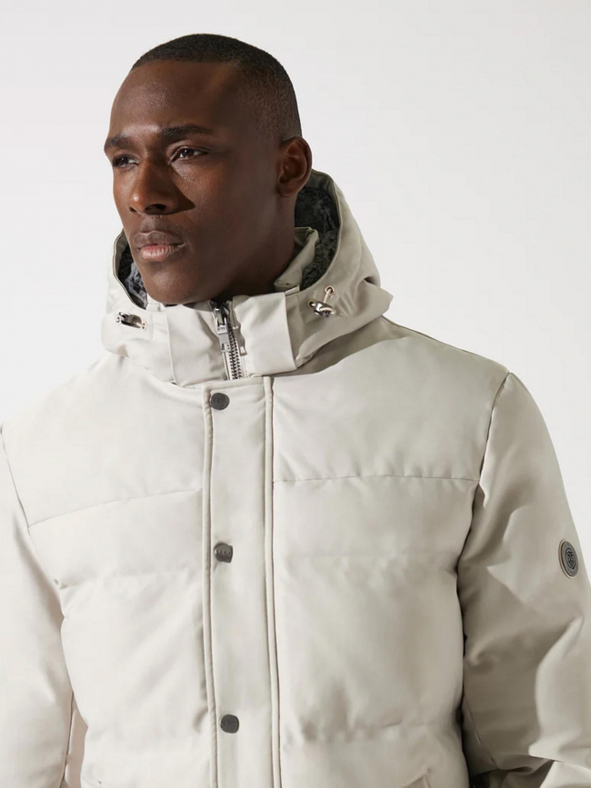 Blouson parka matelassée mikita beige homme - Izac