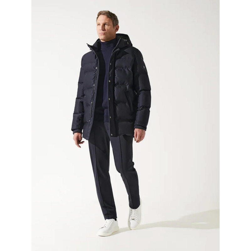 Blouson parka mikita bleu marine homme - Izac