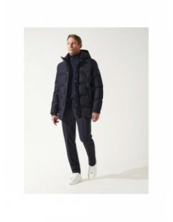 Blouson parka mikita bleu marine homme - Izac