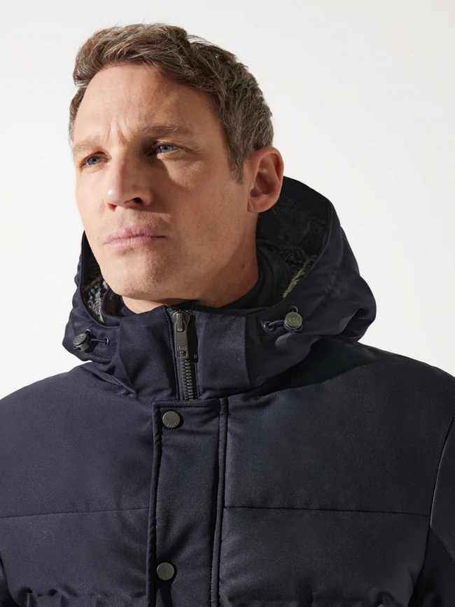 Blouson parka mikita bleu marine homme - Izac