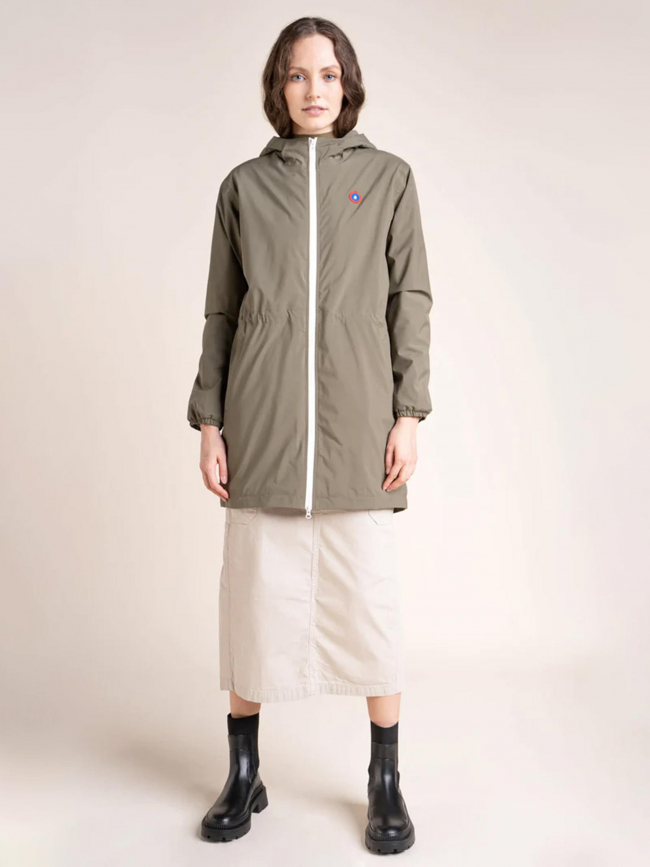 Veste imperméable polaire pompidou kaki - Flotte