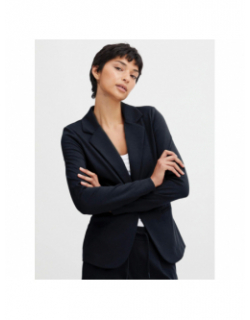 Veste blazer kate bleu marine femme - Ichi