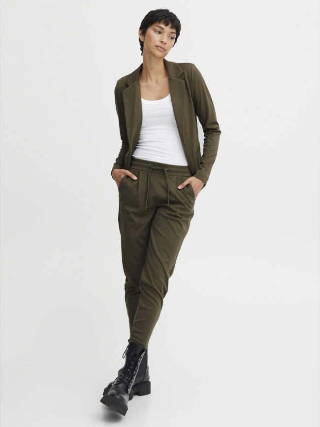 Veste blazer kate kaki femme - Ichi