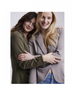 Veste blazer kate kaki femme - Ichi