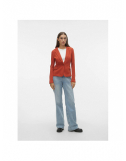 Veste blazer julia rouge orange femme - Vero Moda