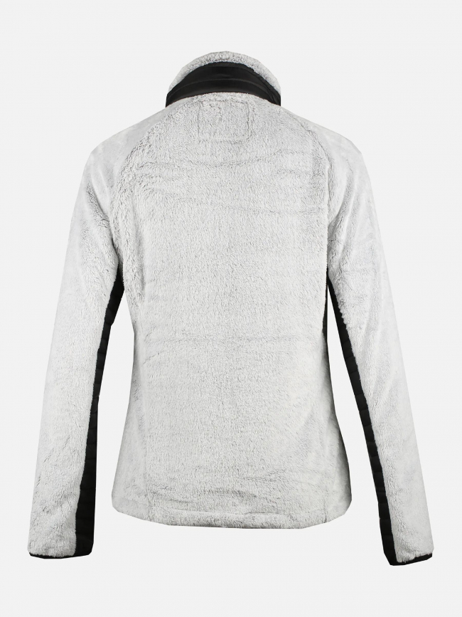 Veste polaire bi-matière lammy gris noir femme - Aulp