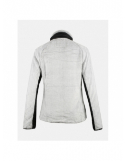 Veste polaire bi-matière lammy gris noir femme - Aulp