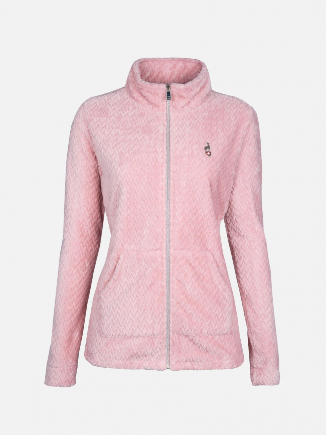 Veste polaire becco rose femme - Aulp