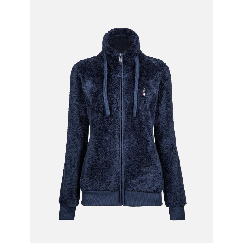 Gilet polaire burli bleu marine femme - Aulp