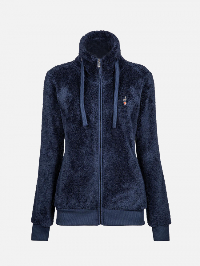 Gilet polaire burli bleu marine femme - Aulp