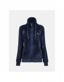 Gilet polaire burli bleu marine femme - Aulp